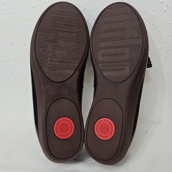 FitFlop Paige Moccasin Loafers in Berry Size 6.5 - Picture 12 of 12